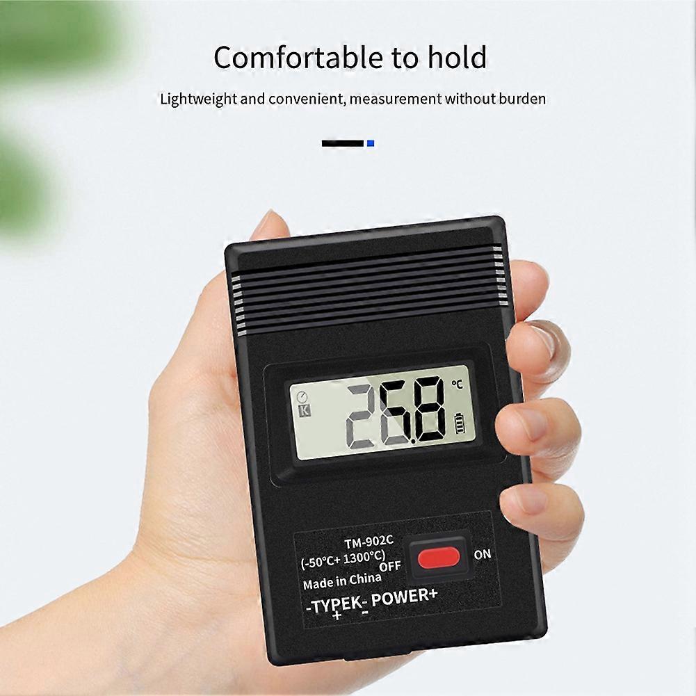TM-902C K Type Digital LCD Temperature Detector -50℃ to 1300℃ Thermometer Industrial Thermodetector Meter