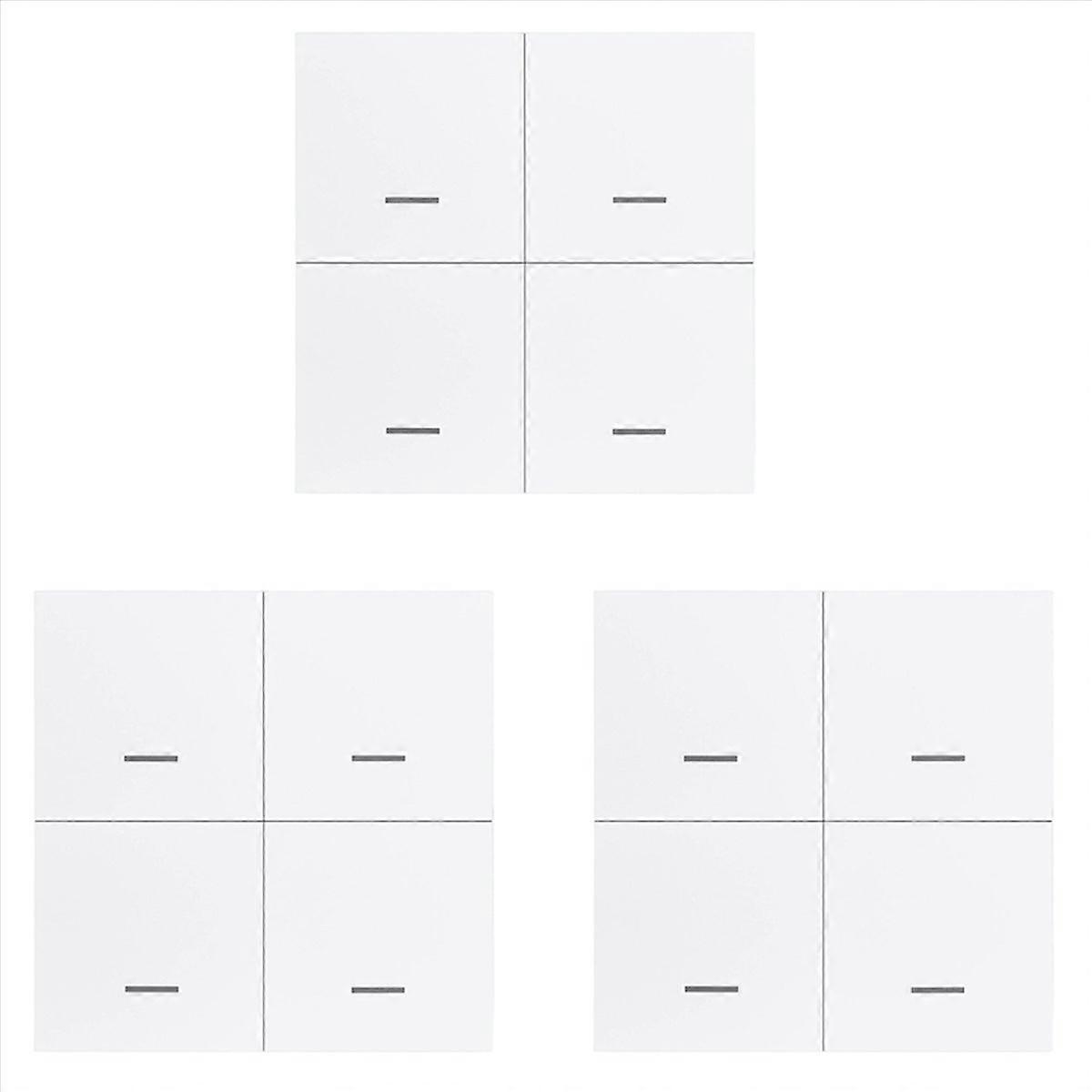 3X Tuya ZigBee Smart Scene Switch 4 Gang Smart Switch 12 Scene Switch Push Button Controller Support