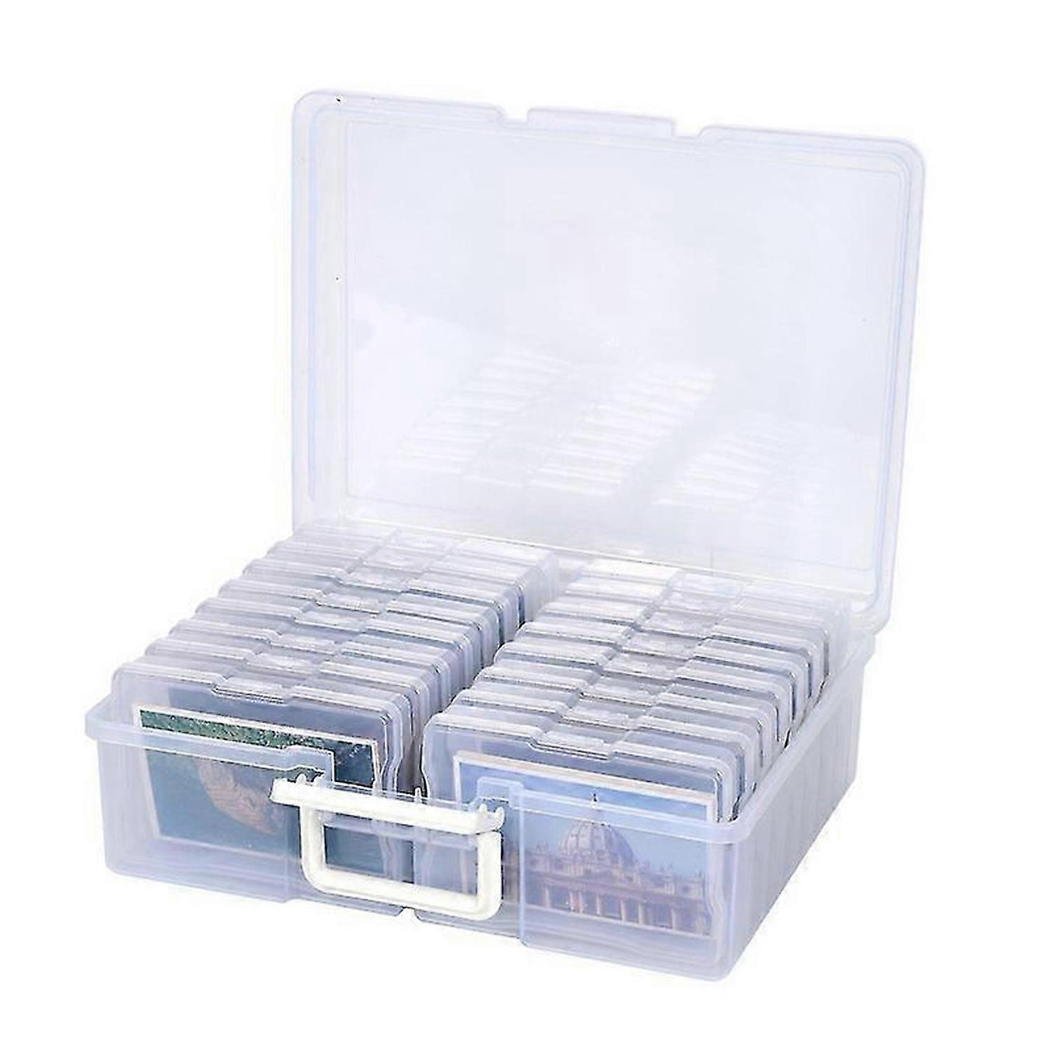 1 Set Photo Storage Box Photo Organizer Storage Photo Box Photo Keeper Container Box