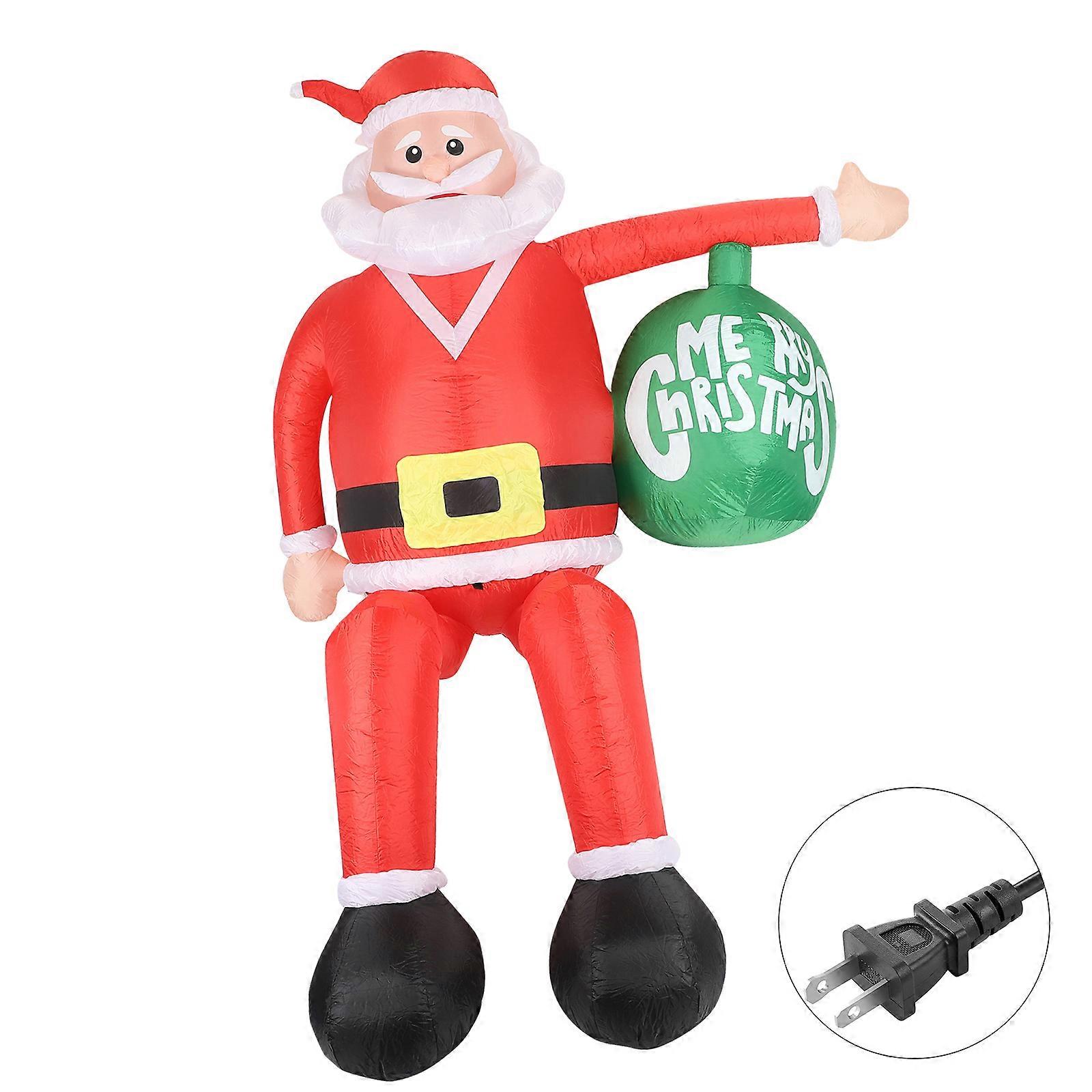 Color Stable Christmas Inflatable Deck For Porch Garden Otherwise Indoor Use Produced Of Environmental Friendly Polyester Fabric Multicolor