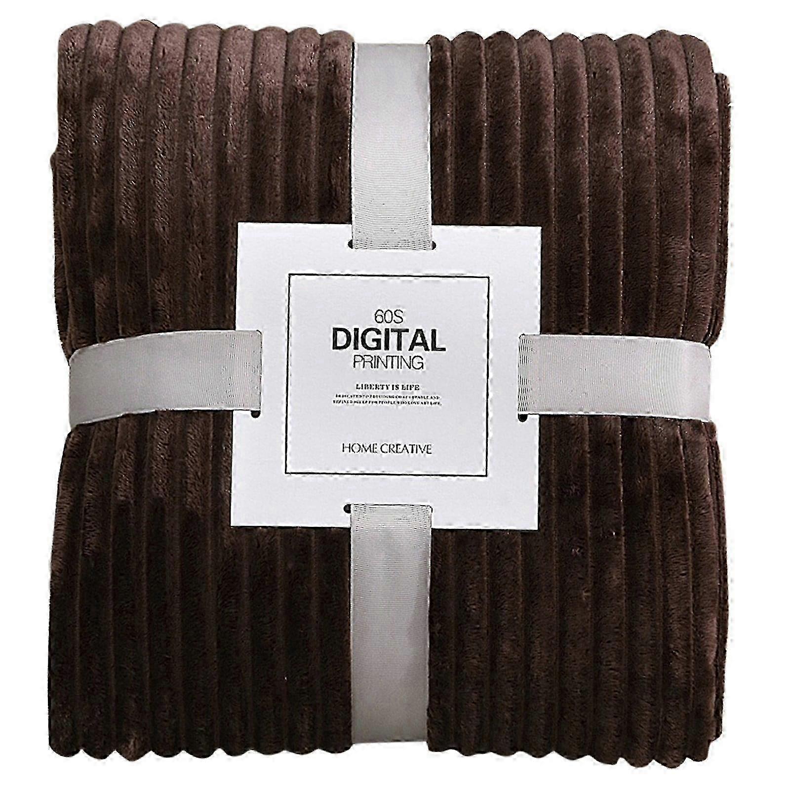 Soft Plush Blanket for Beds, Sofas - Lightweight All-Season Throw, Cozy Lap Blanket, Home Textiles, Compatible with Heated Blanket