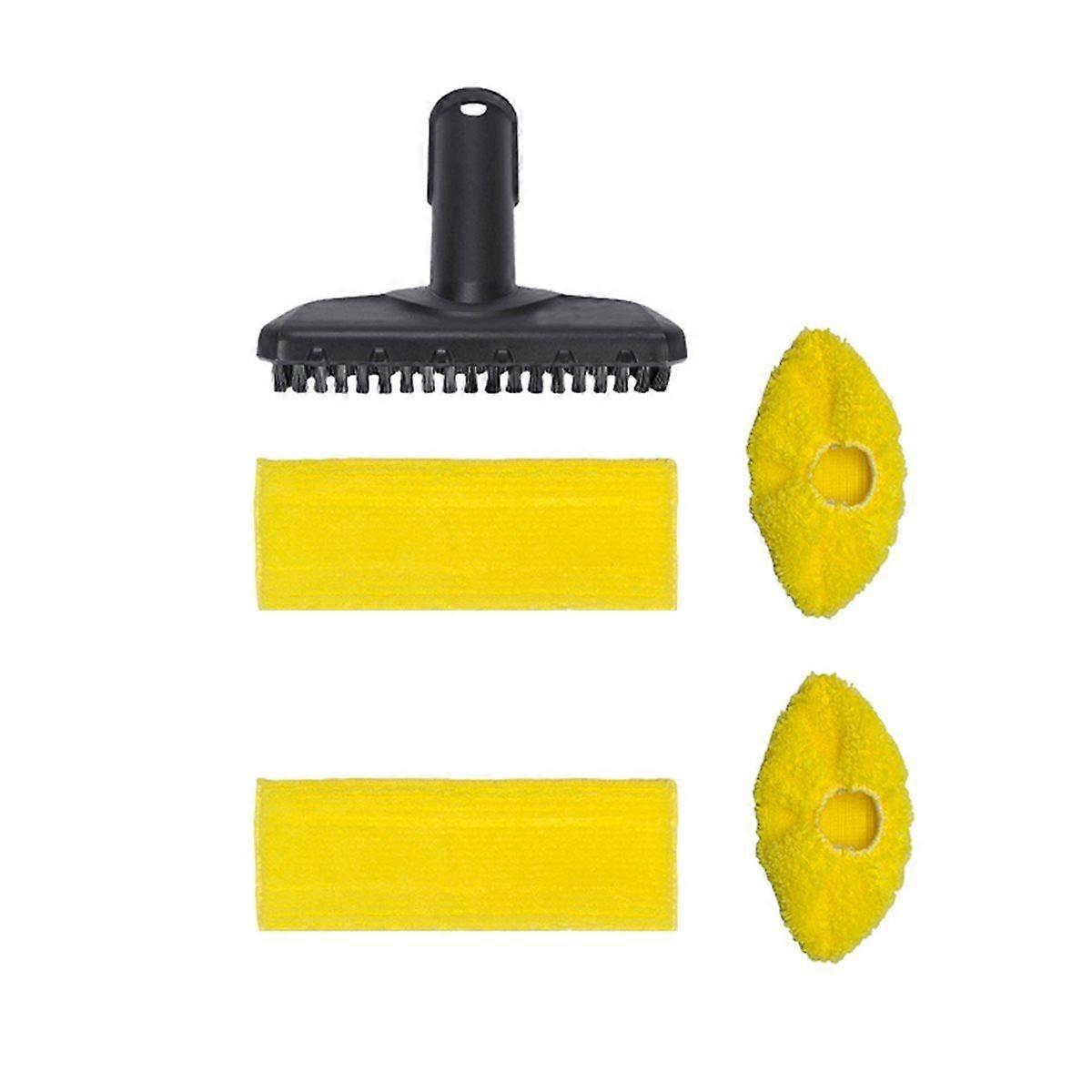 Steam Handheld Brush Microfibre Cloth Set for SC1 SC2 SC3 SC4 SC5 Steam Cleaner Hand Nozzle Replacem