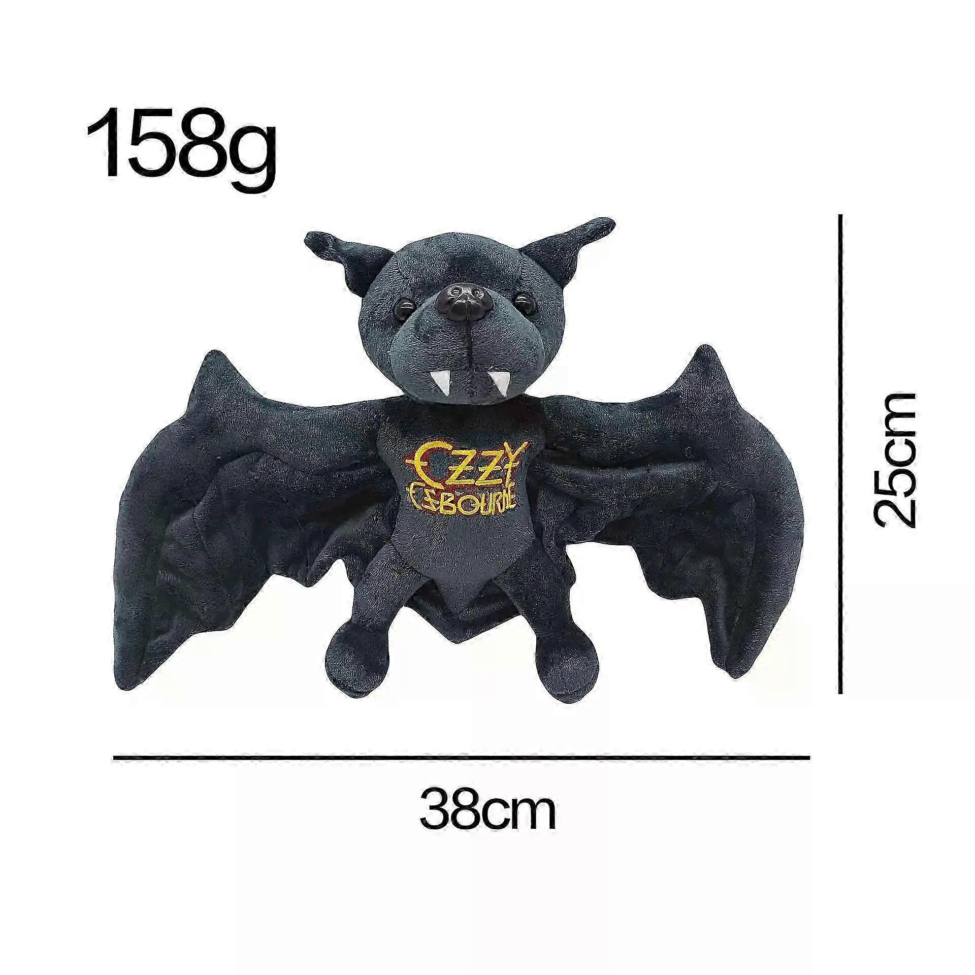 Bat Plushie for Ozzy Osbourne Memorabilia - Soft Stuffed Doll Pillow