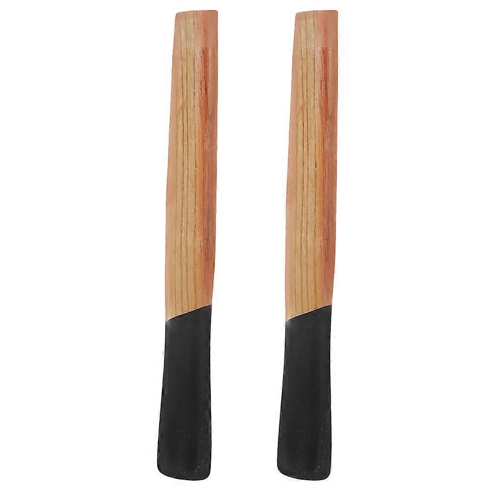 Hammer Handle Wooden Handle Replacement for Hammer 2Pcs Durable Wood Part