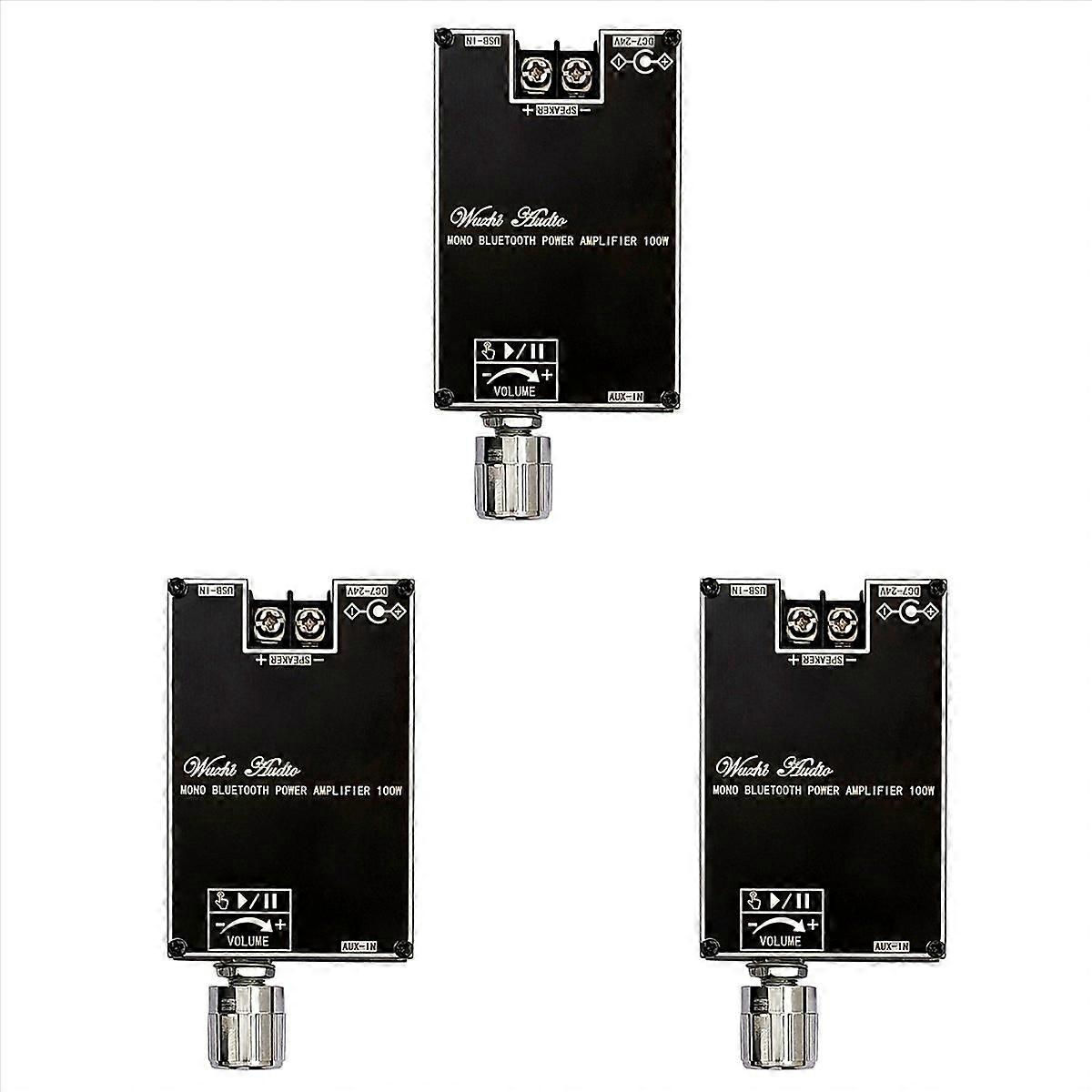 Mono 100W Bluetooth Audio Amplifier Board with Box Function