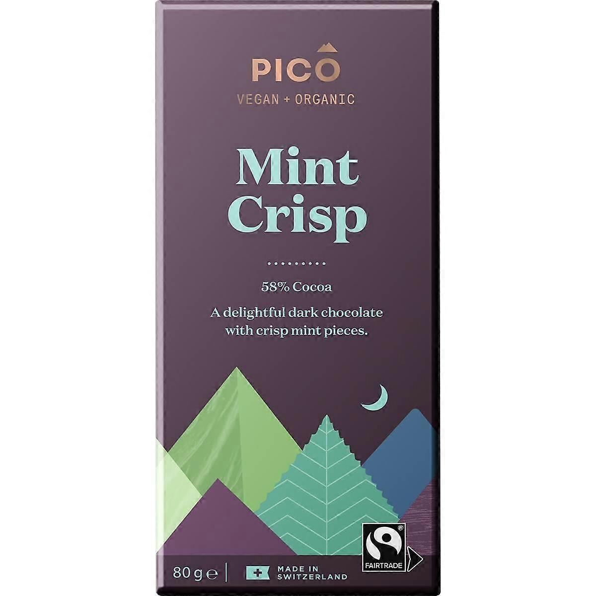 Pico Bio menta ropogós csokoládé 80g