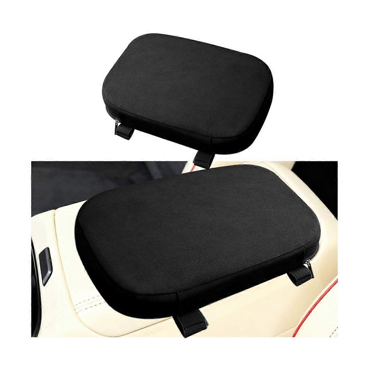 Leather Memory Foam Car Armrest Cover, ScratchResistant Suede, Universal SUV Truck Console Protector