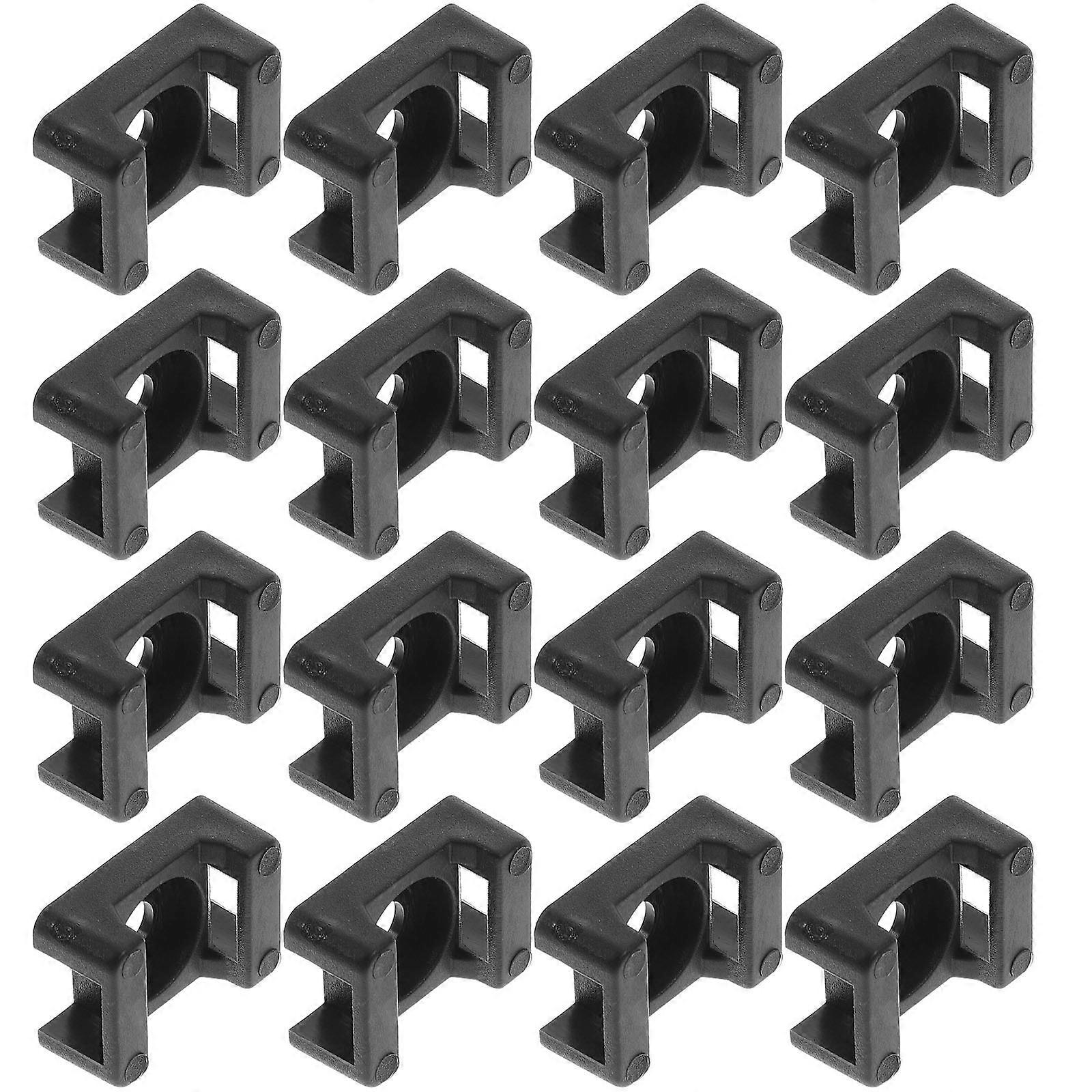 Cable Zip Tie Mounts Saddle Type for Wire Holder Use 2000Pcs Black