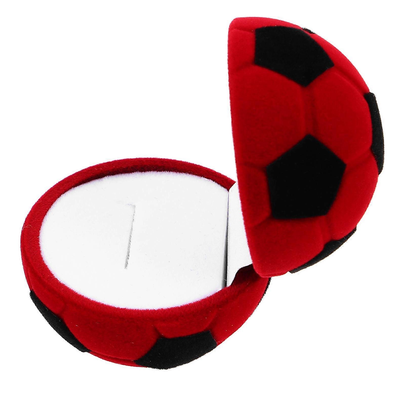 Velvet Football Ring Box for Proposal Ring Box Creative Gift