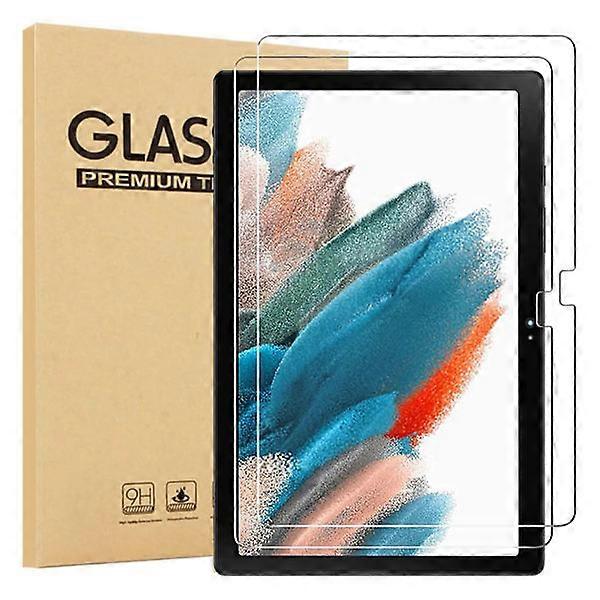 2pcs 9H Tempered Glass Screen Protector for compatible with Samsung Galaxy Tab A8 10.5'' 2022 SM-X200 SM-X205, Clear, Anti-Scratch