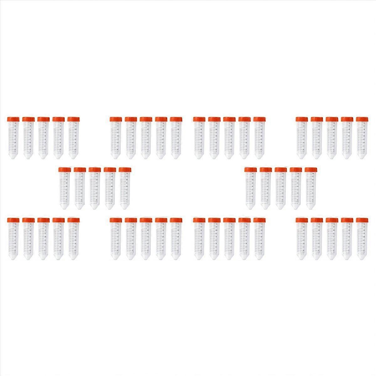 Conical Centrifuge Tubes 50Ml, 25 Pcs, Sterile Test Tubes with Screw