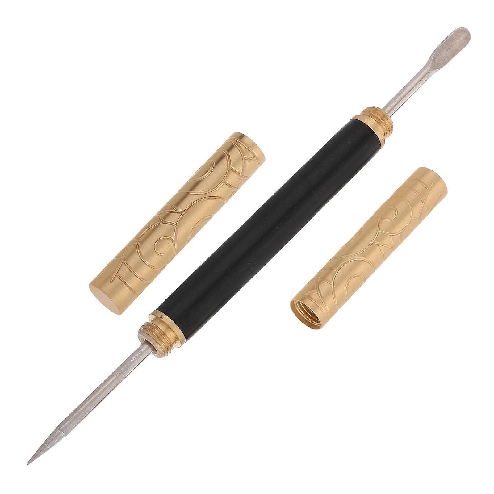 Coffee Art Needle Wooden Handle Stainless Steel Stirrer Multi-Function