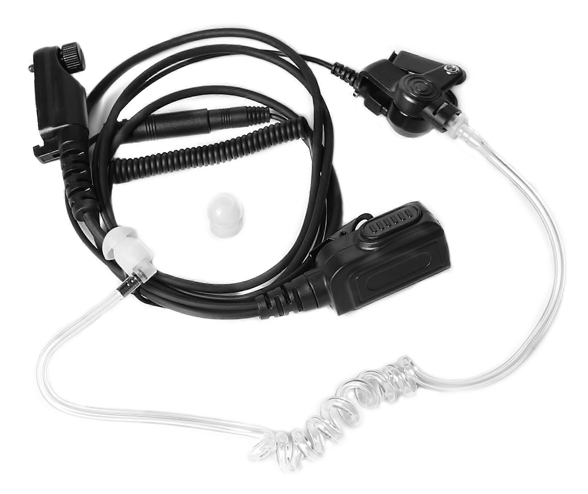 Two Way Radio Earpiece Acoustic Tube with PTT for Hytera Multipin Walkie Talkie Models HP50X PD600