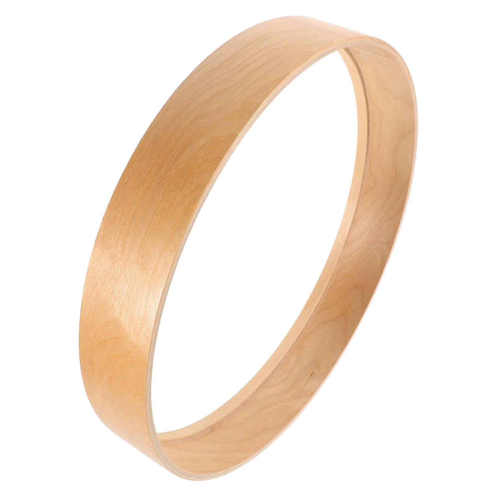 Wooden Round Hang Clock Frame for Decor Solid Wood Craft Design