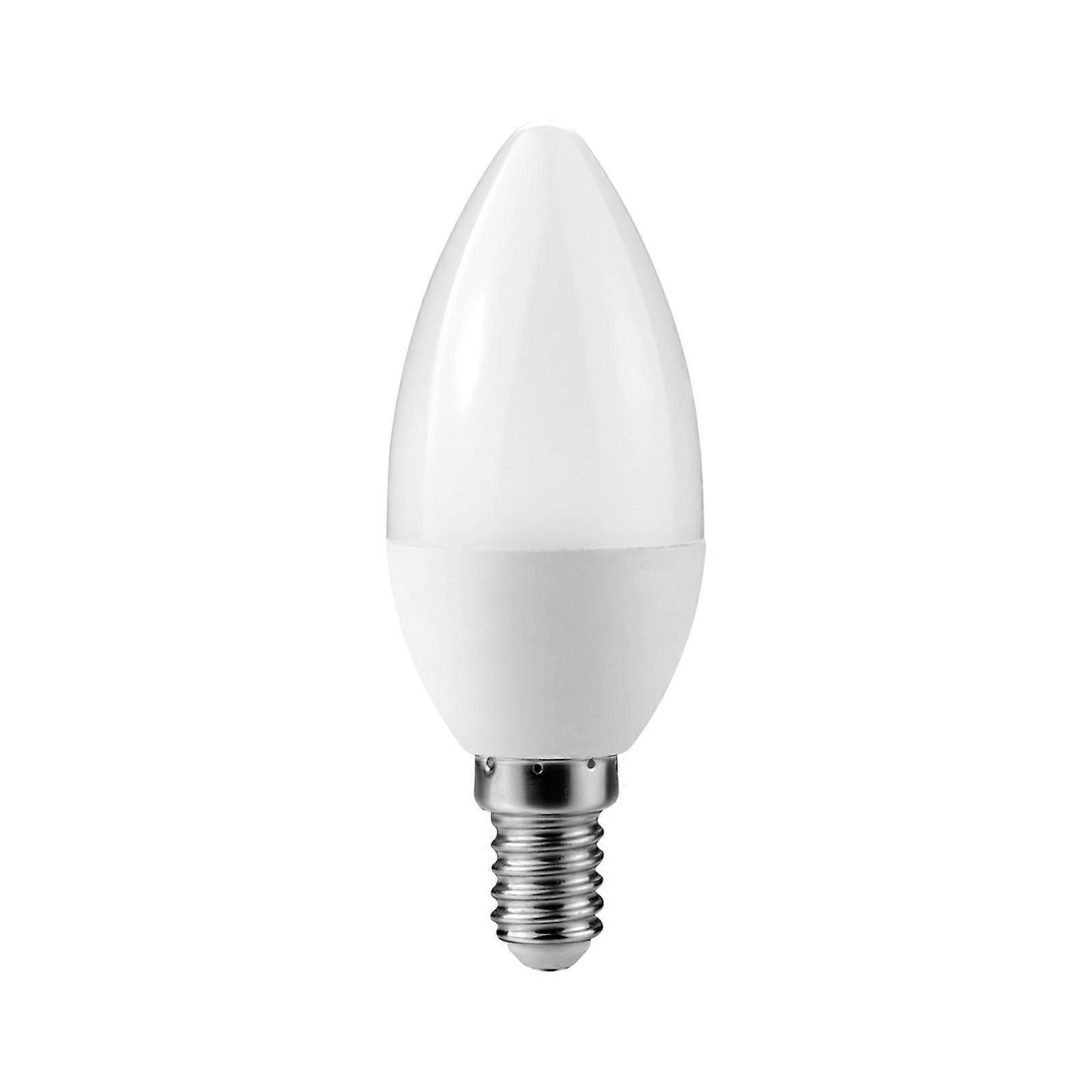 E14 LED Candle Bulb 4000K 7W Flicker Energy Saving Light for Home and Office 6 Pack