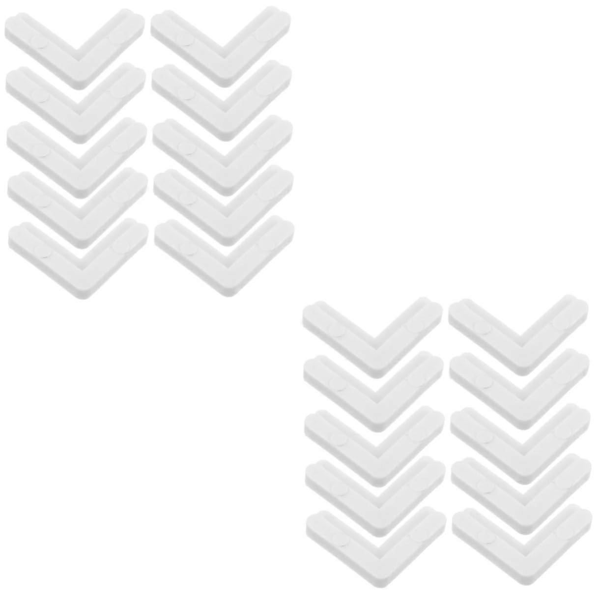 20pcs Window Screen Corner Brackets for Screen Door Frame Assembly Easy Install Durable Support