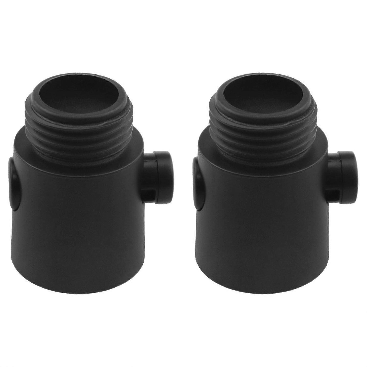 Shower Flow Control Valve G1/2 Matte Black OneButton Shut Off Regulator for Universal Shower 2PCS