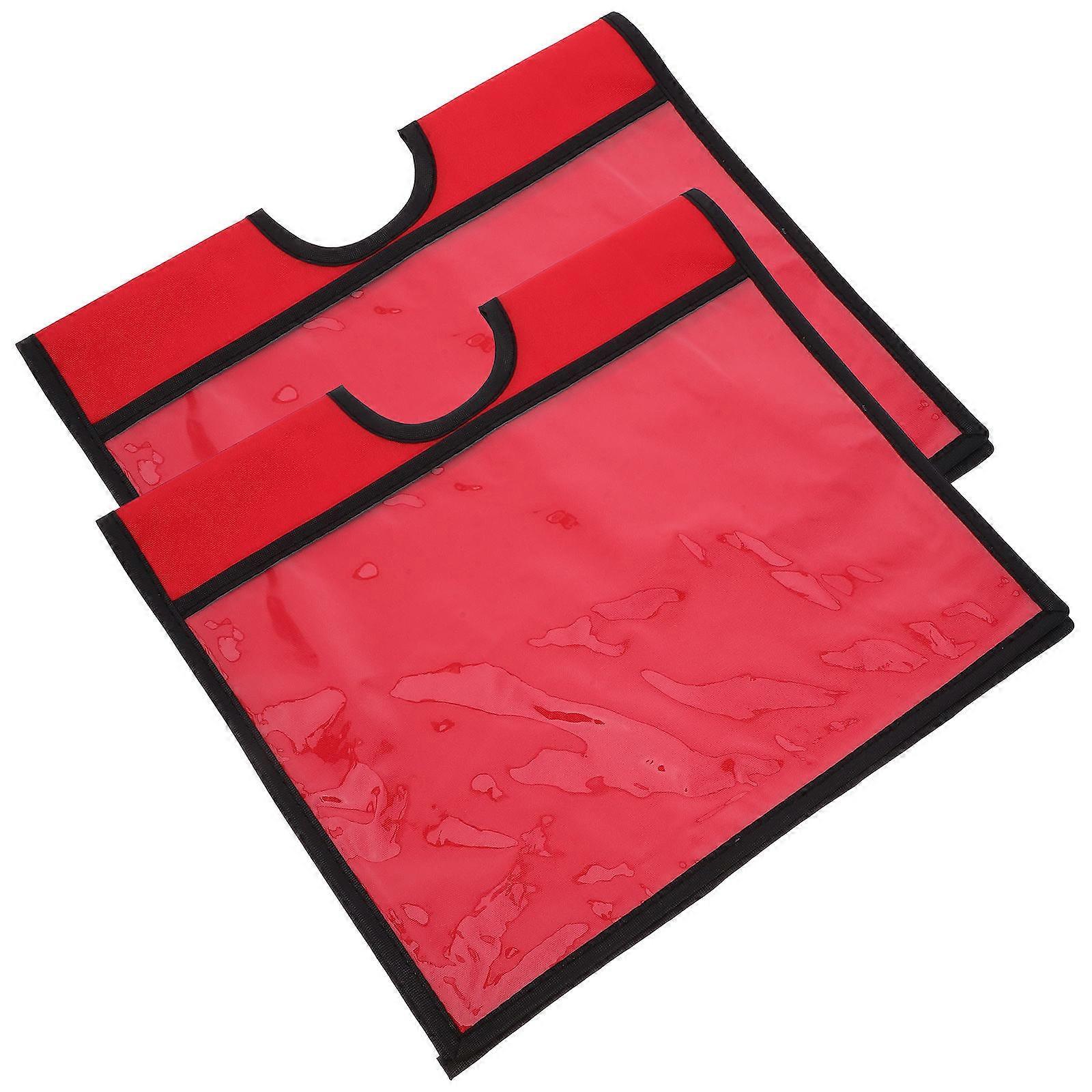 Message Sign Sleeve Traffic Cone Covers for Traffic Cone 2Pcs Red Warning