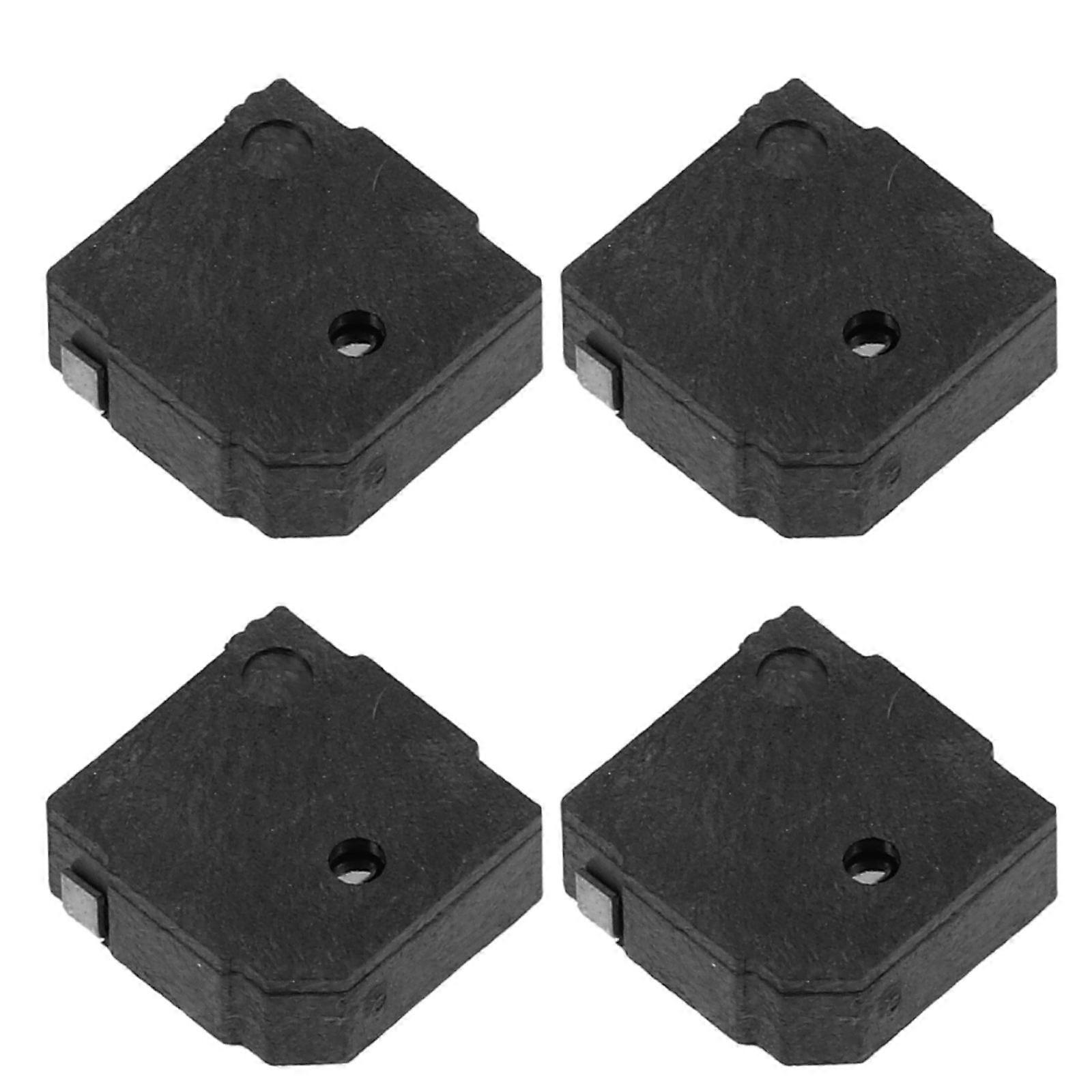 4pcs Black Plastic Mini Buzzer Prank Toy Kit for Car Fun and Surprises Compact and Easy to Use