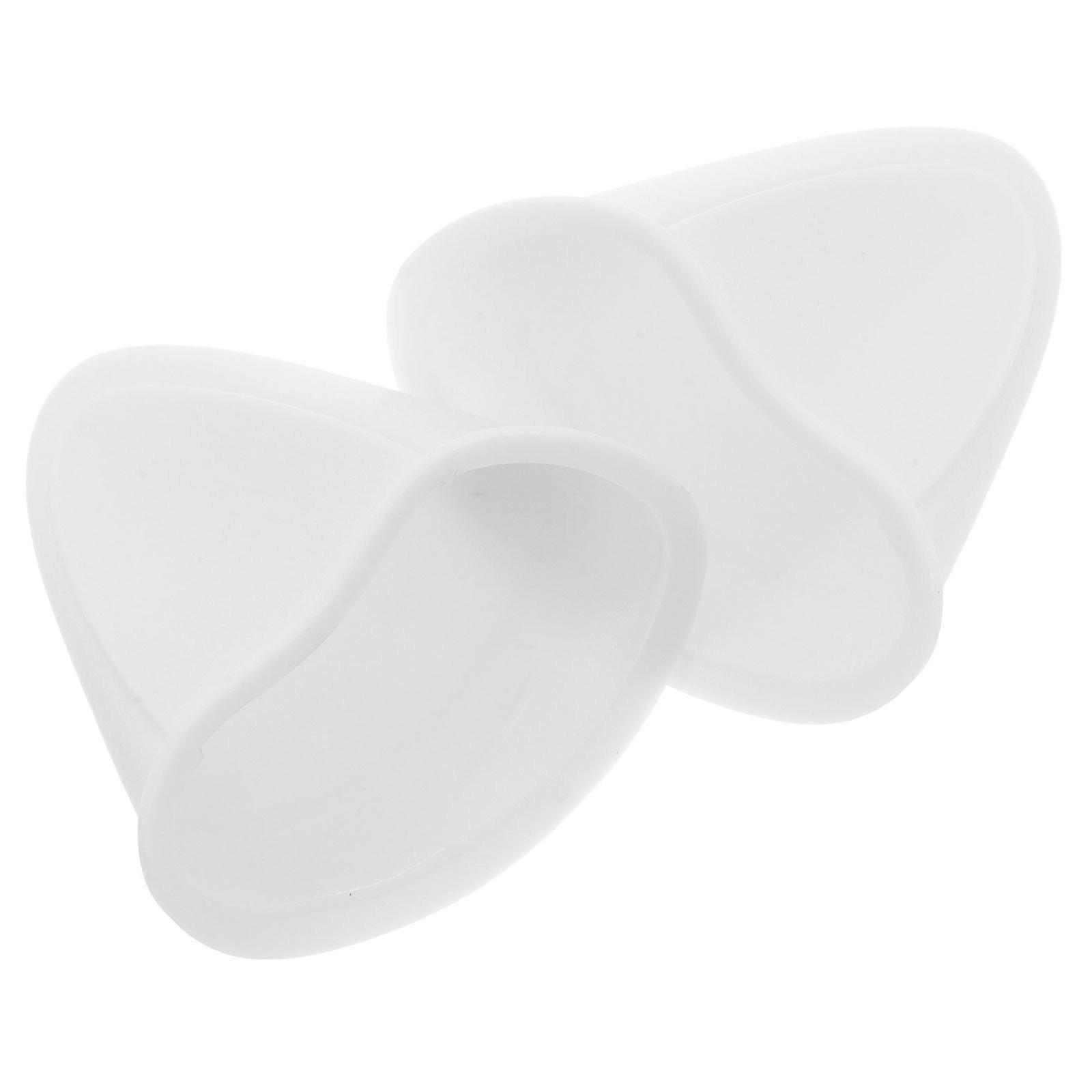Motorcycle Ears Plastic Set White for Decoration 1Set Cute Accessory