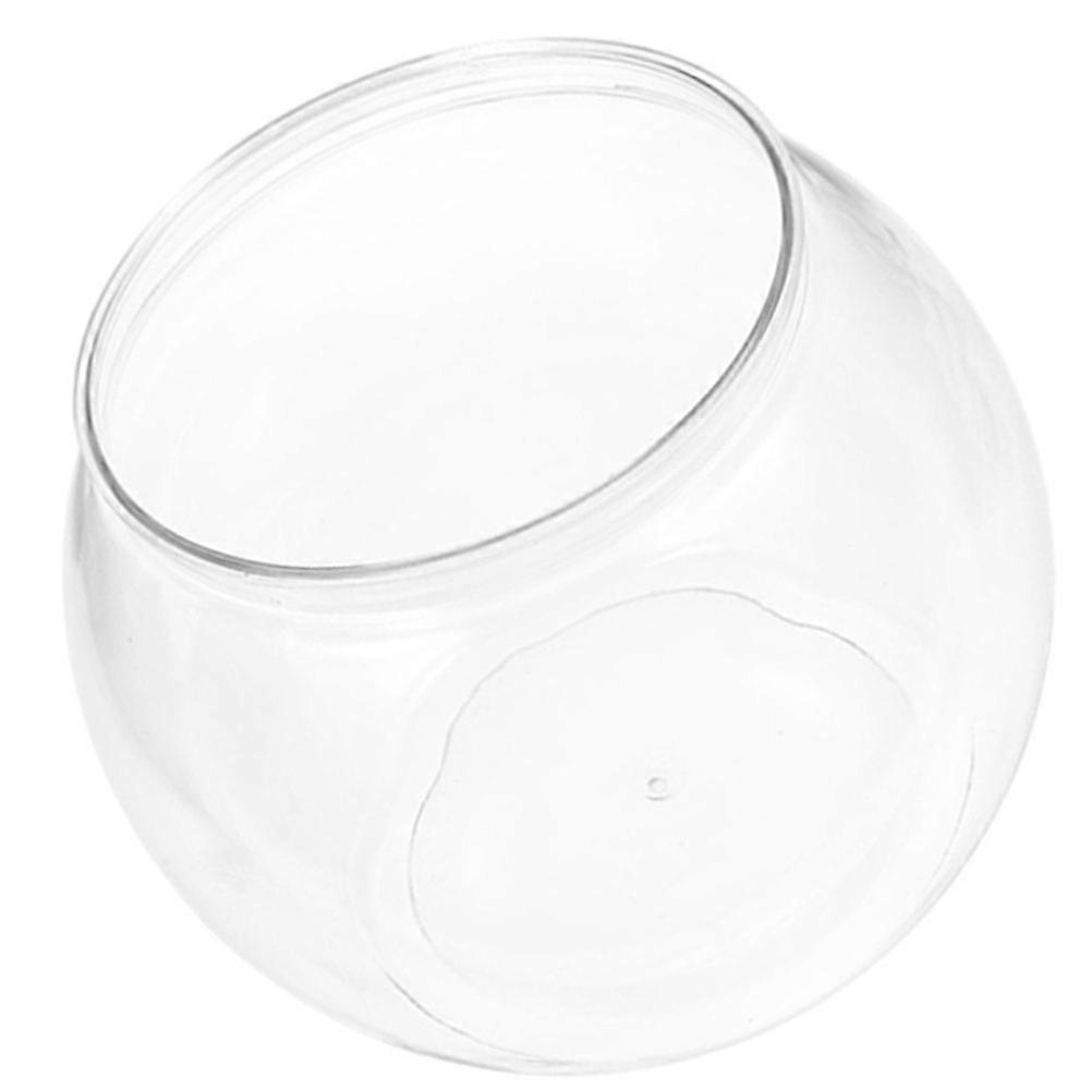 Transparent Small Plastic Fish Tank for Decoration Compact Desktop Aquarium