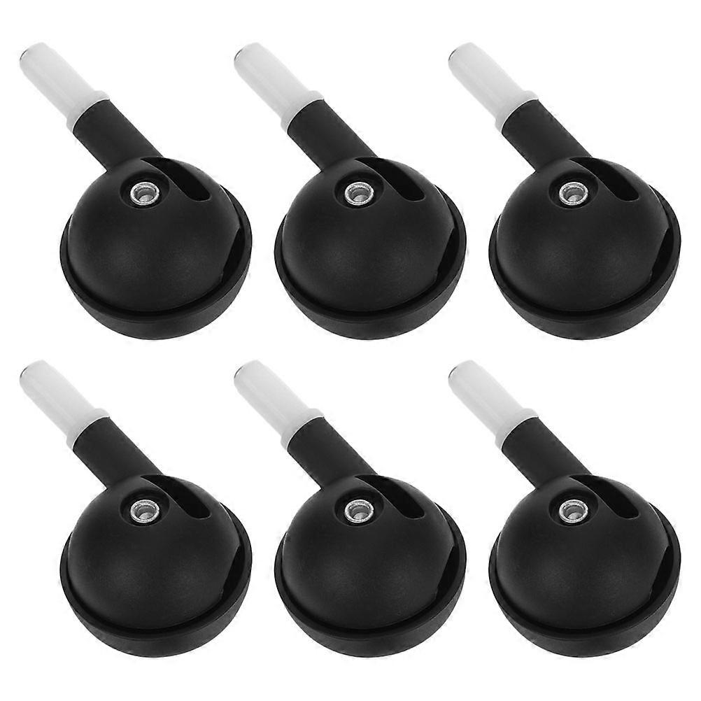 6Pcs Replacement Wheels for Baby Stroller Silent Swivel Toddler Strollers