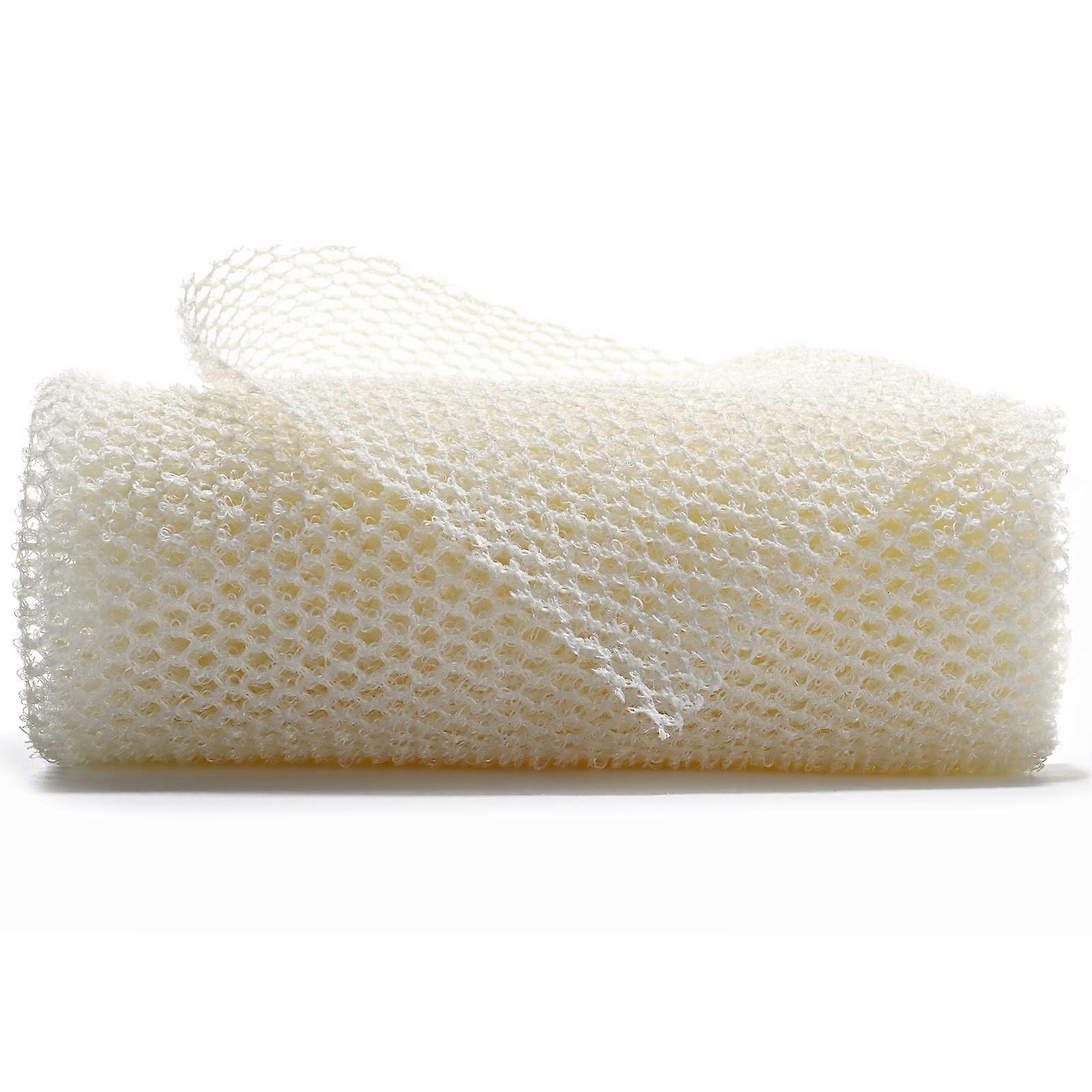 African Exfoliating Net Sponge for Deep Cleansing, Long Reach QuickDrying Multicolor Set