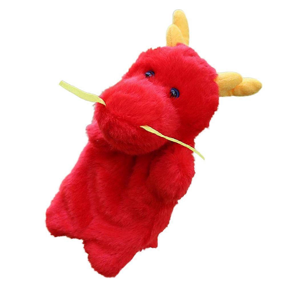 Animal Hand Puppet Plush Dragon Hand Puppet for Educational Play