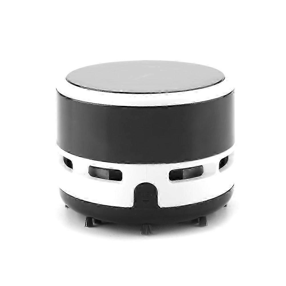 2026 Cute Wireless Mini Desktop Keyboard Corner Dust Vacuum Cleaner Sweeper Black