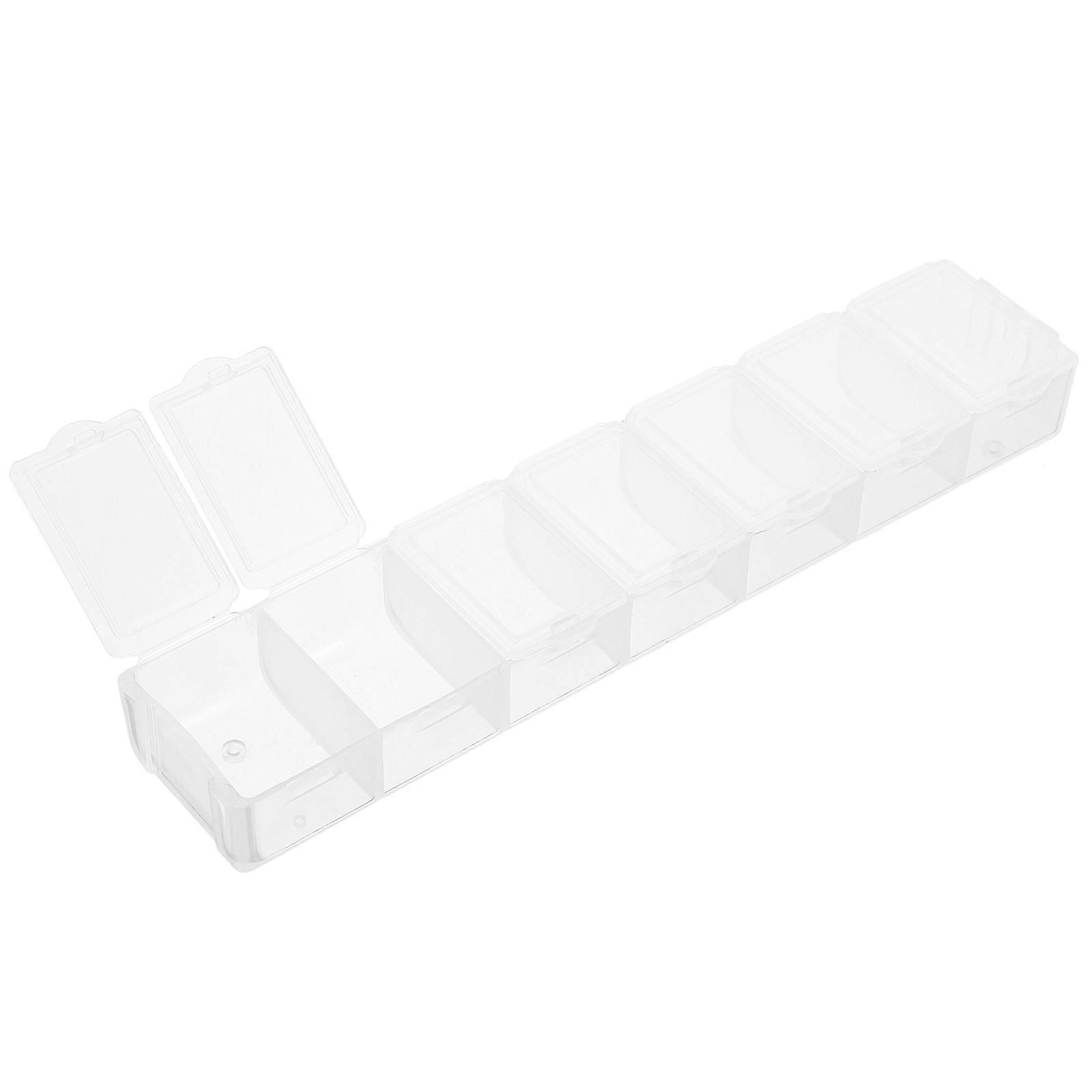 Bead Box Organizer for Storage 5Pcs Transparent Small Parts Storage Box