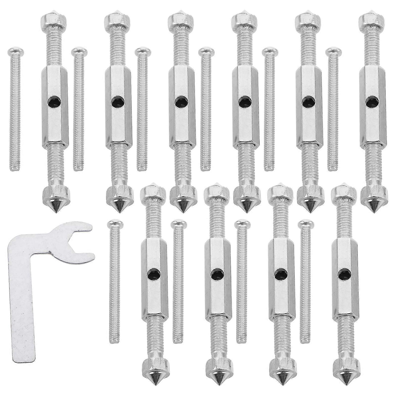 Switch Repair Kit Metal Electrical Box Screws Support Rod 21Pcs