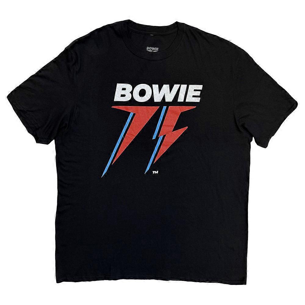 David Bowie 75th Flash Logo T Shirt