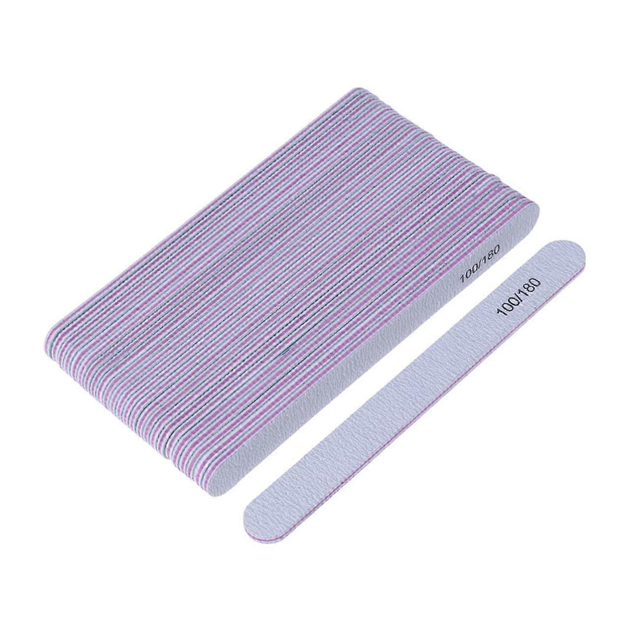 25pcs DoubleSided Nail File Buffer Sanding Sponge Block for Acrylic and Natural Nails