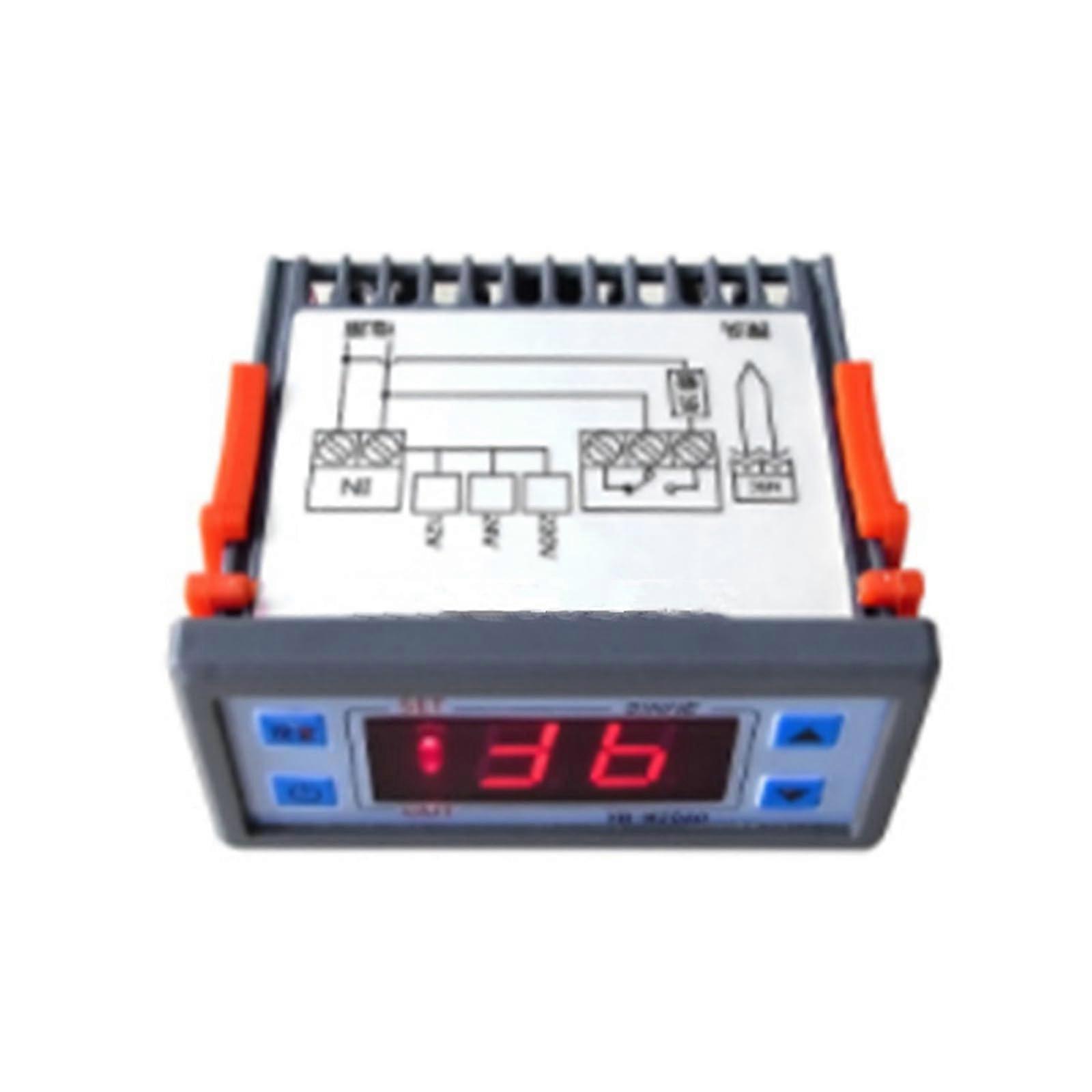 Digital Temperature Controller 24V Dual Stage Heating Cooling with Sensor Alarm and Delay Protection