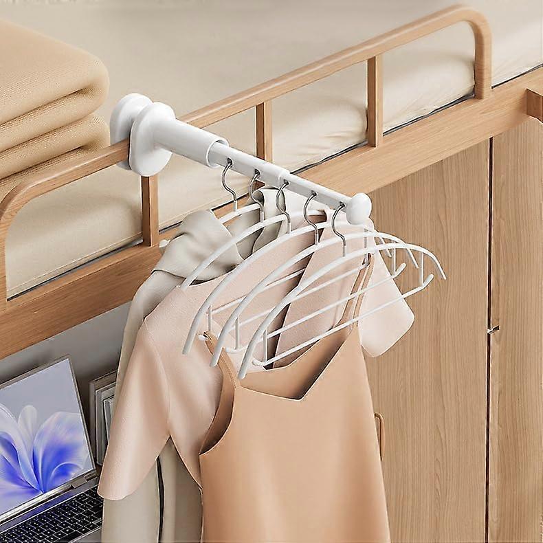 Portable Clothes Drying Rack with Windproof Hooks, Foldable  Load Travel Laundry Airer