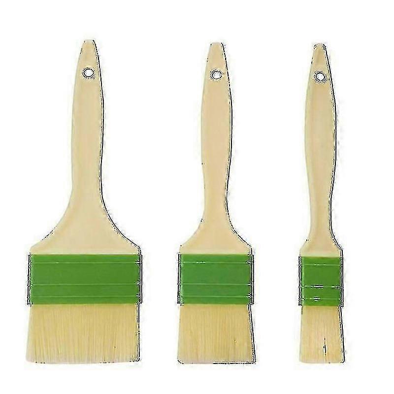 beech wood handle pastry brush with boar bristles