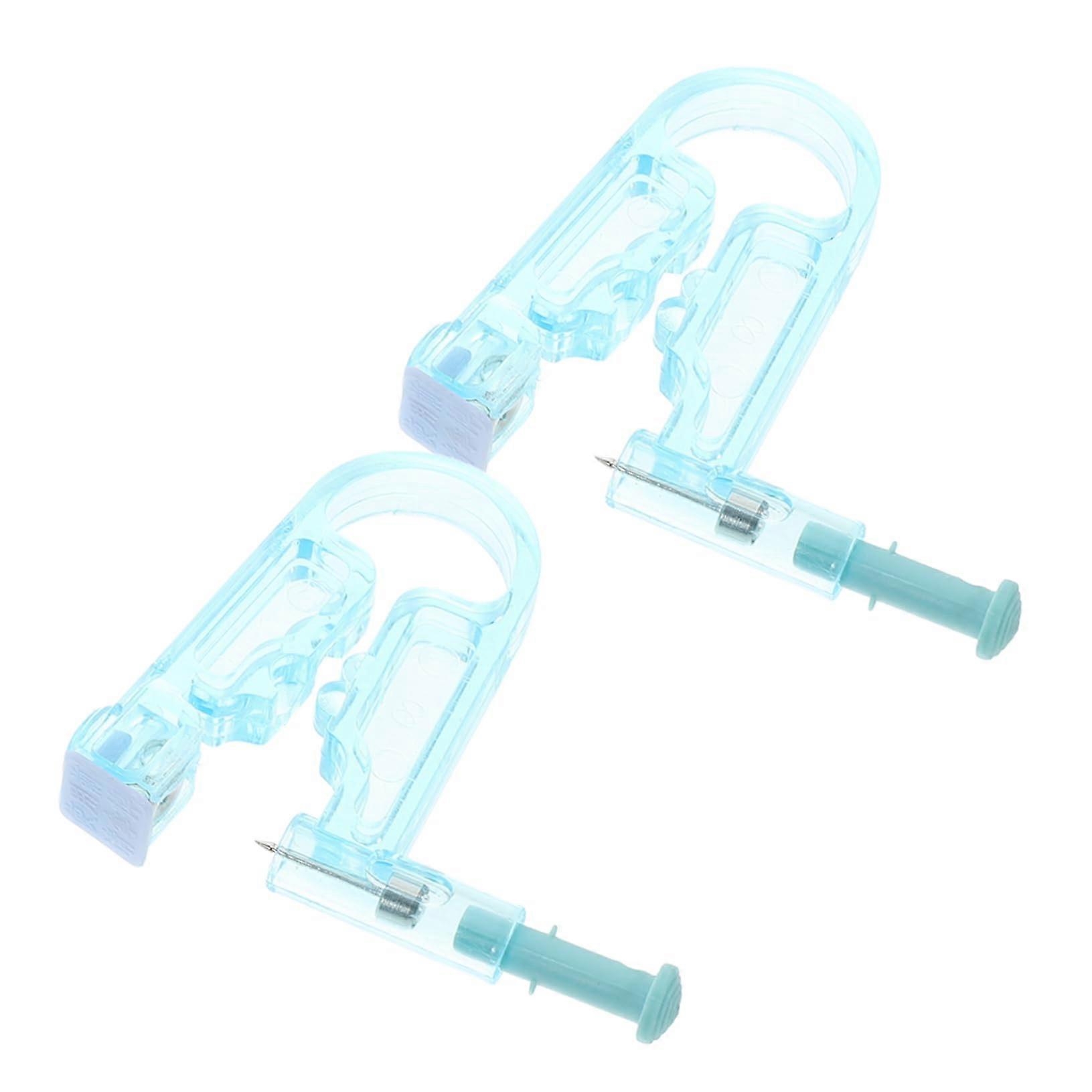 Ear Piercing Kit with Marker, 2pcs Disposable SingleUse Tool for Home and Salon Use