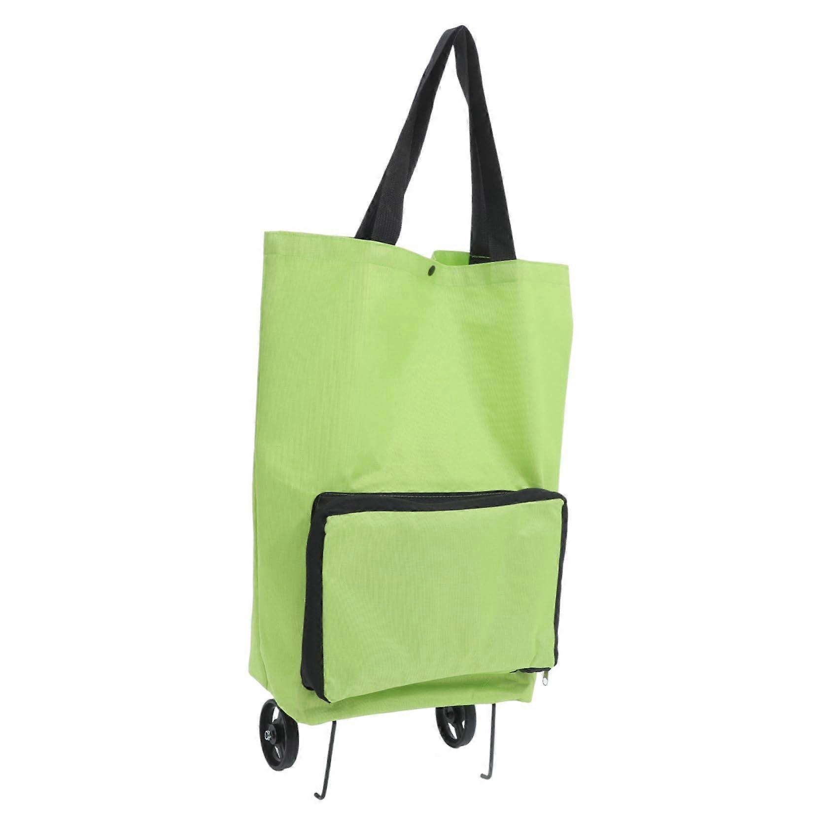 Folding Shopping Cart with SmoothRolling Wheels Large Capacity Lightweight Durable Trolley