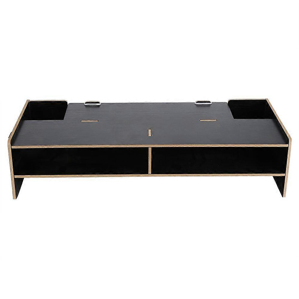 LCD Screen Riser Stand for Office Desk, PC Laptop Organizer Holder