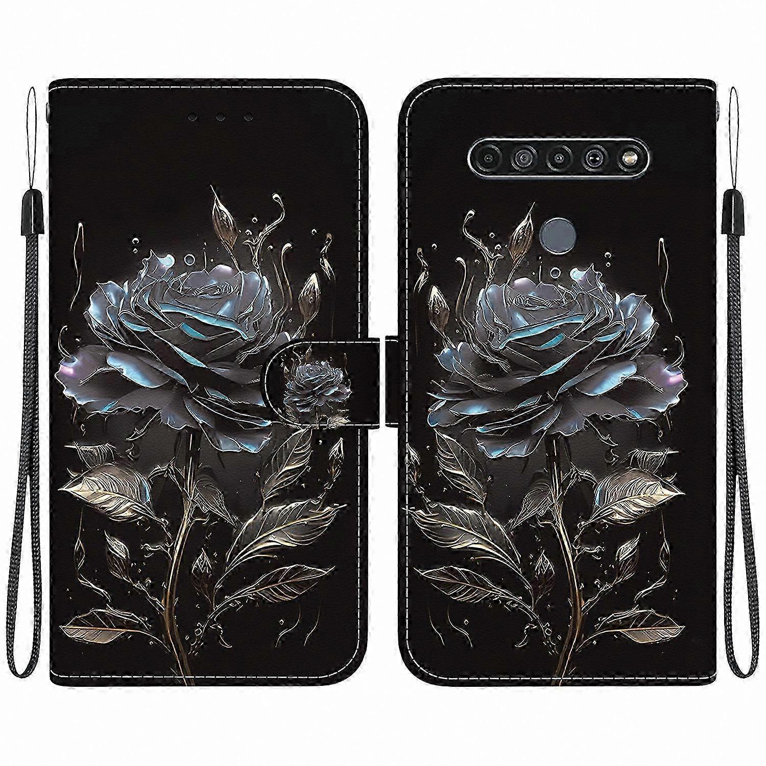 Crystal Texture Colorful Leather Phone Case