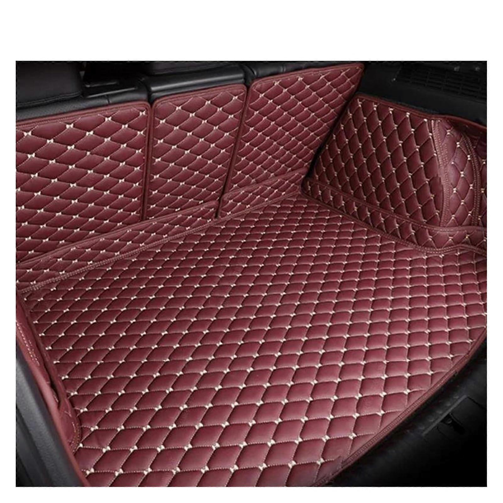 Waterproof Full Coverage Wine Red Car Boot Liner Trunk Mat Protector for Volvo V60 20112018
