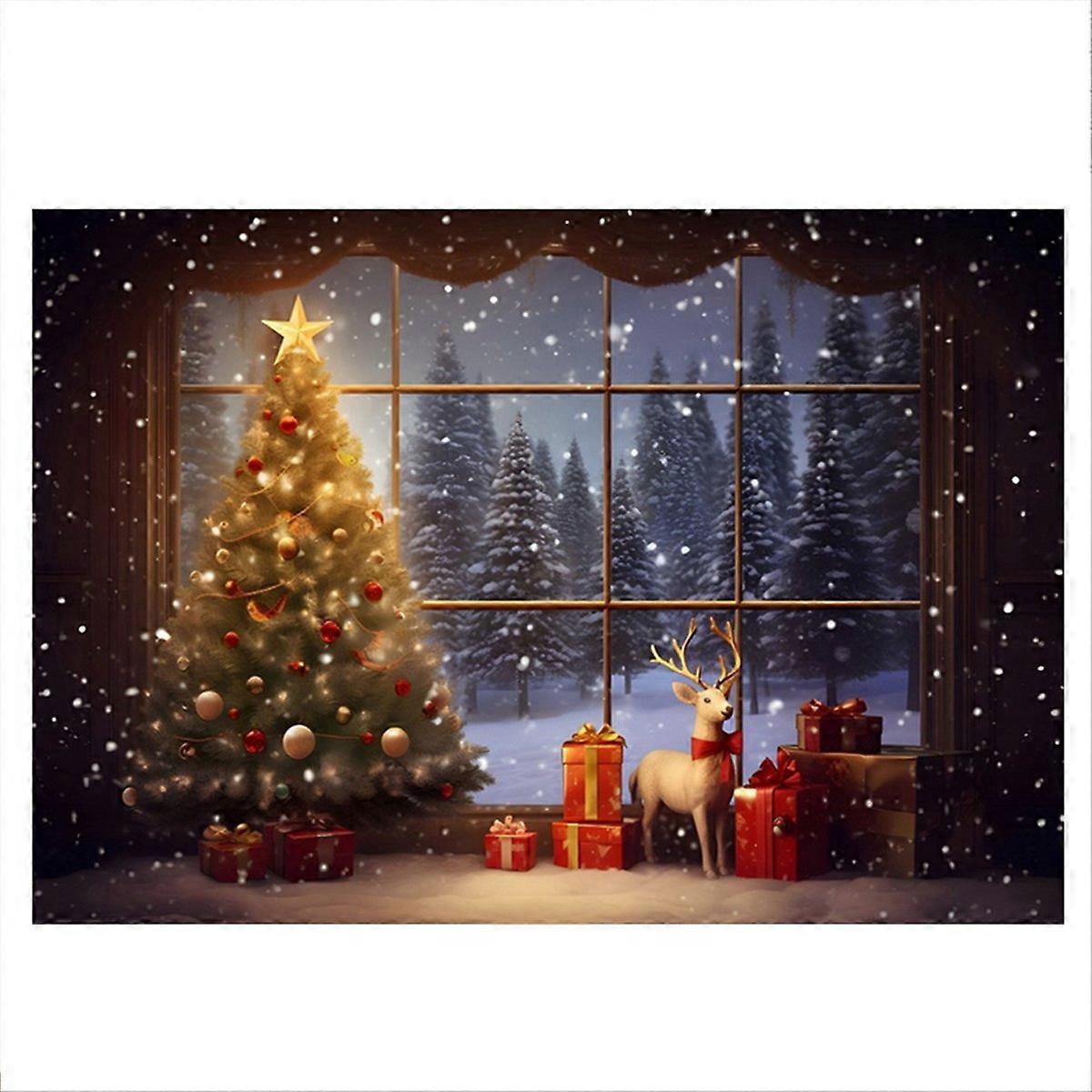 210X150cm Christmas Background Cloth,G