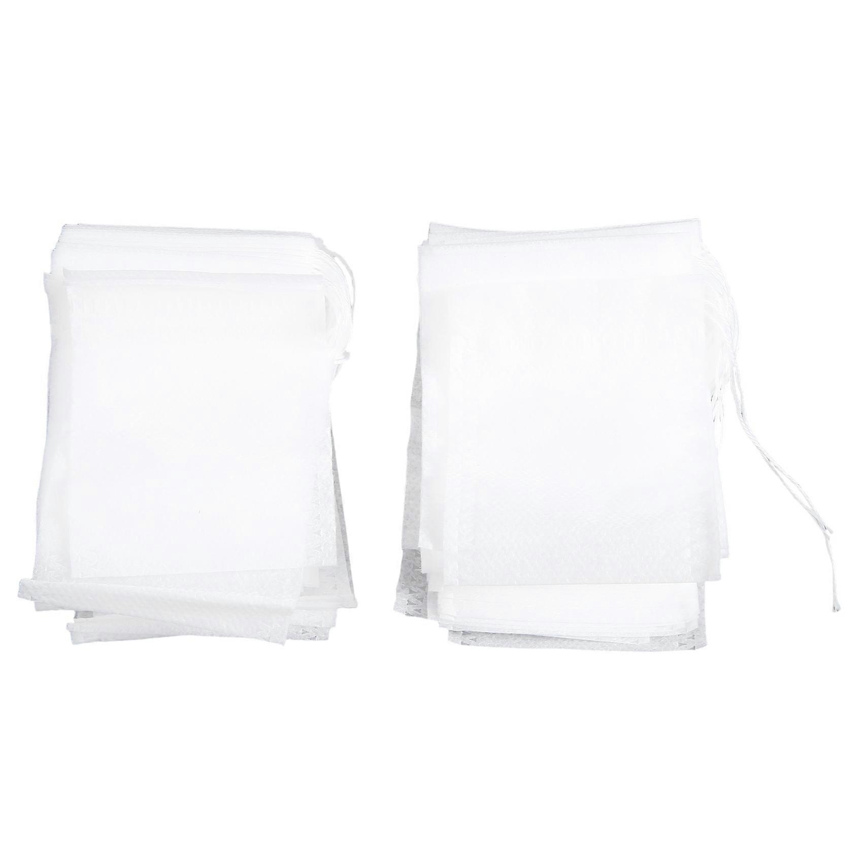 100 Pcs Disposable Empty Tea Bag String Heat Seal Filter Paper