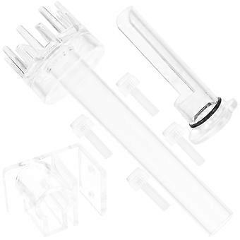 Holder for vannslange til fisketank, akrylklemme for solid feste, 1 sett