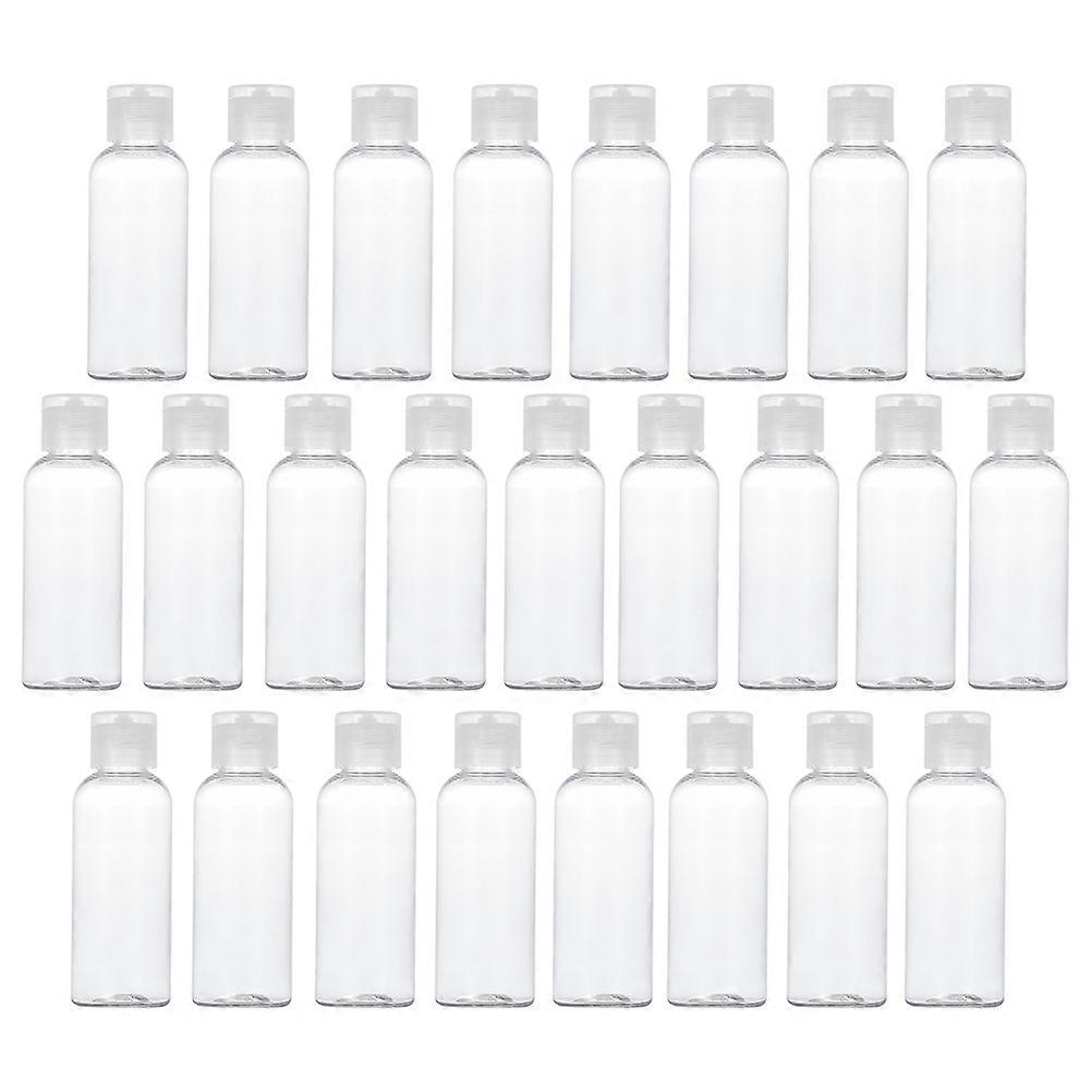 Convenient Lotion Bottle Clamshell Type for Storage 25Pcs White Bottles