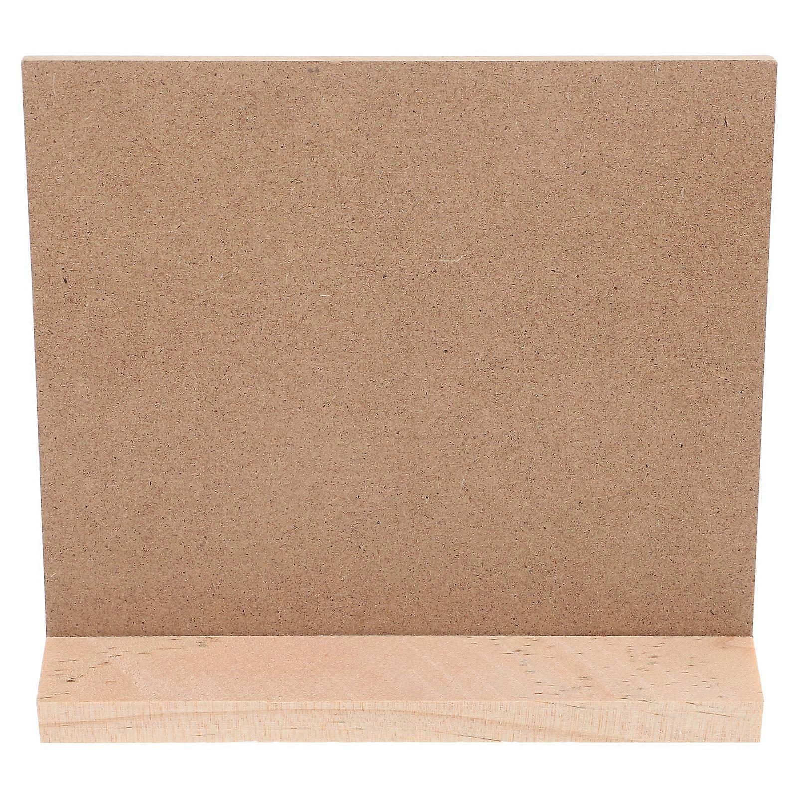 Light Brown Desktop Message Board Small Memo Board for Kids Use 4Pcs Density