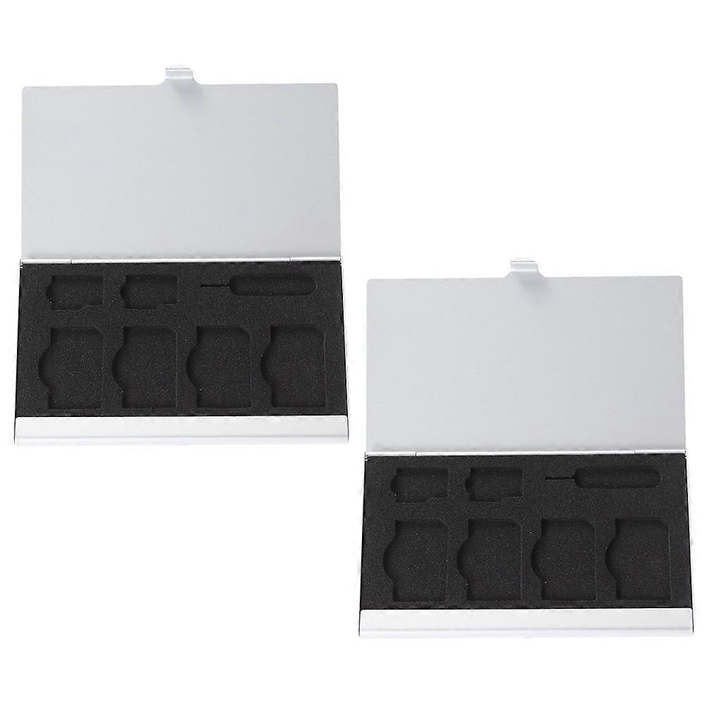 Sim Card Case Box Phone Card Storage Organizer with Needle