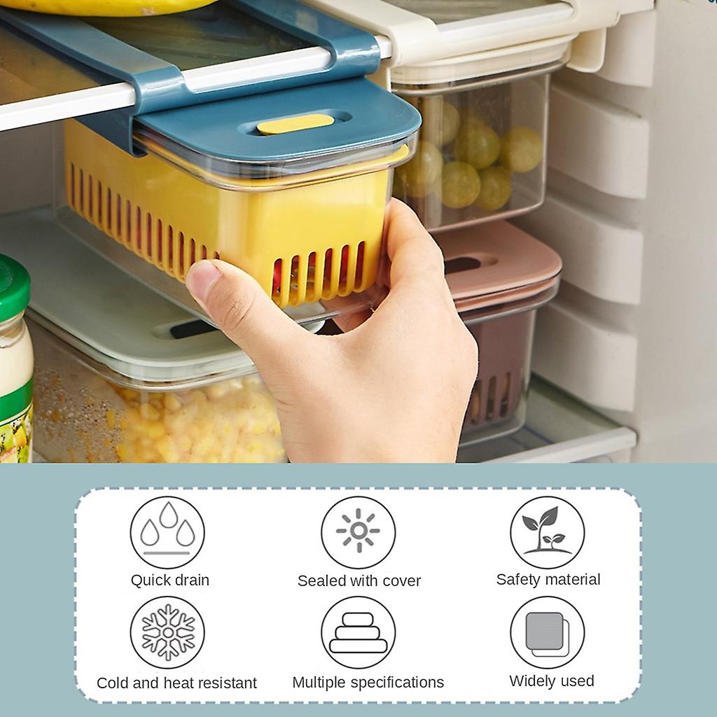 Produce Saver Storage Containers Retractable Hanging Pullout Storage