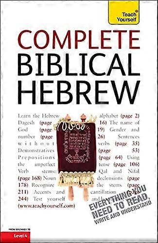 Teach Yourself Complete Biblical Hebrew