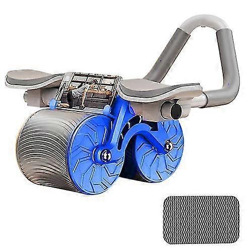 Automatic Rebound Ab Wheel with Elbow Support, Knee Mat
